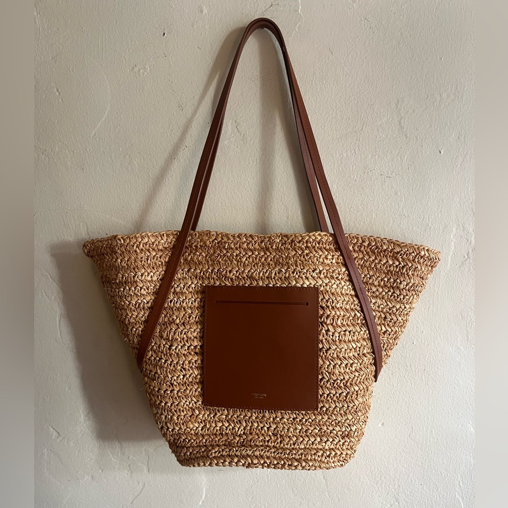 OROTON Jensen Straw Tote